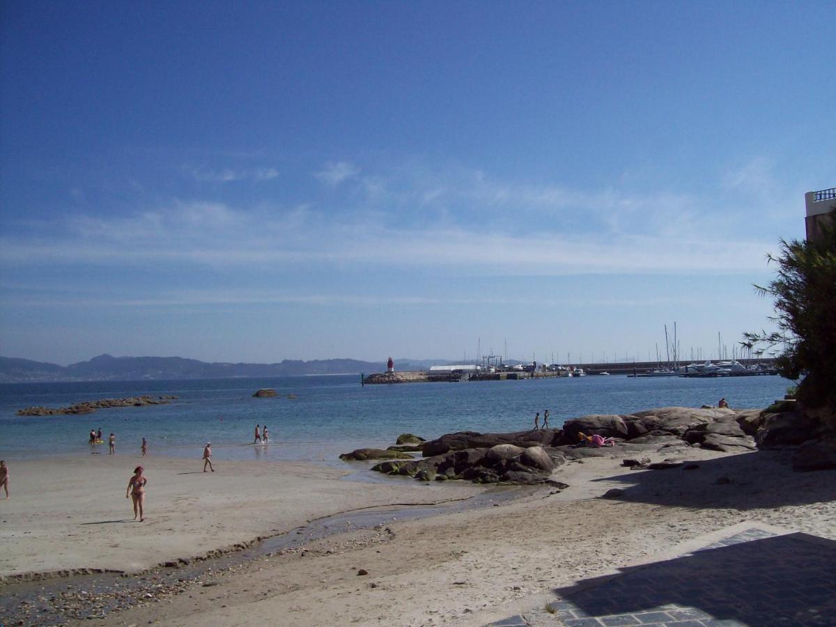 Apartamento Antopa Con Entrada Directa A La Playa - Karkava Travel Sanxenxo Luaran gambar